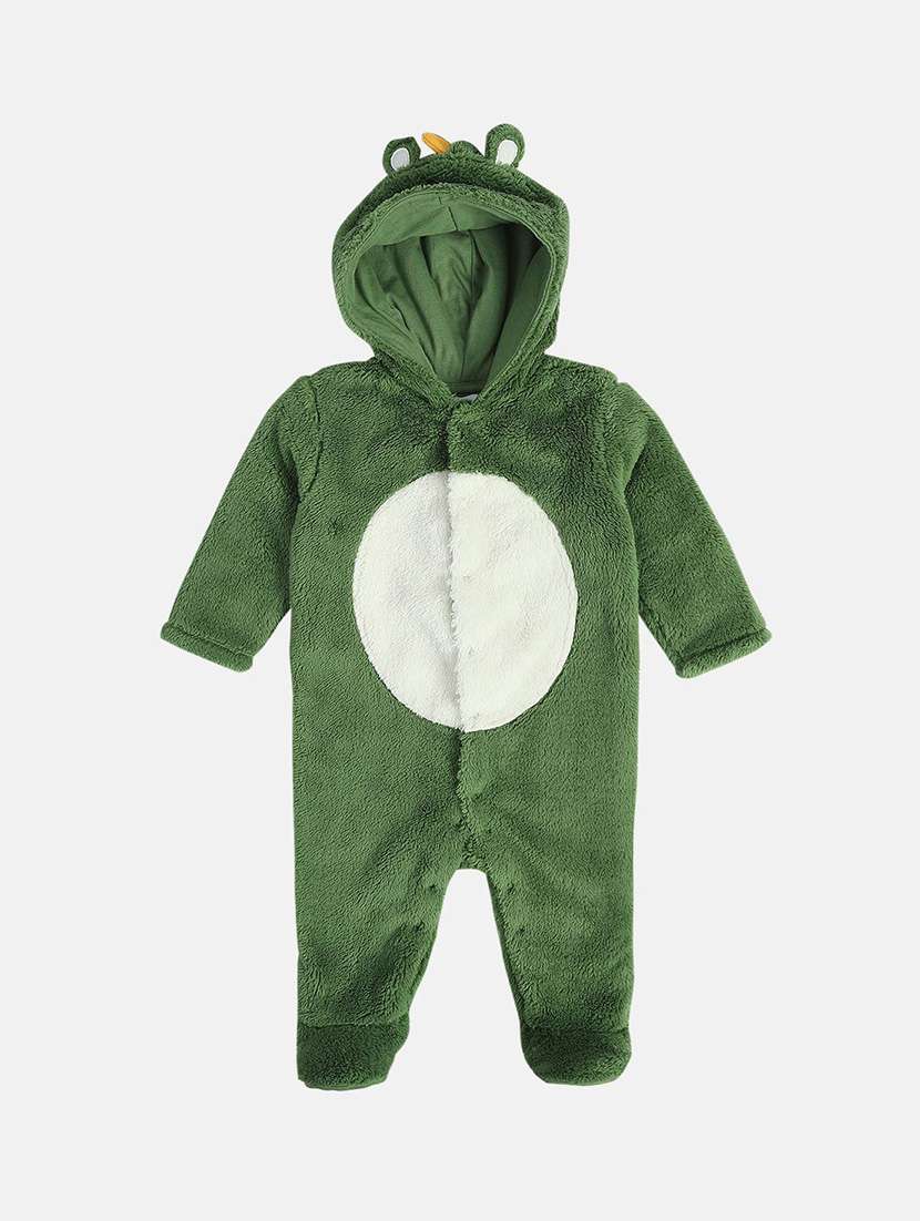 kids self designed hooded long sleeve onesies 