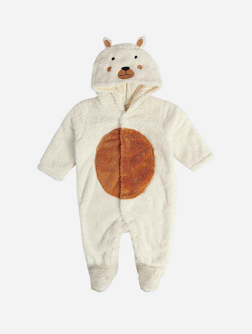kids self designed hooded long sleeve onesies 