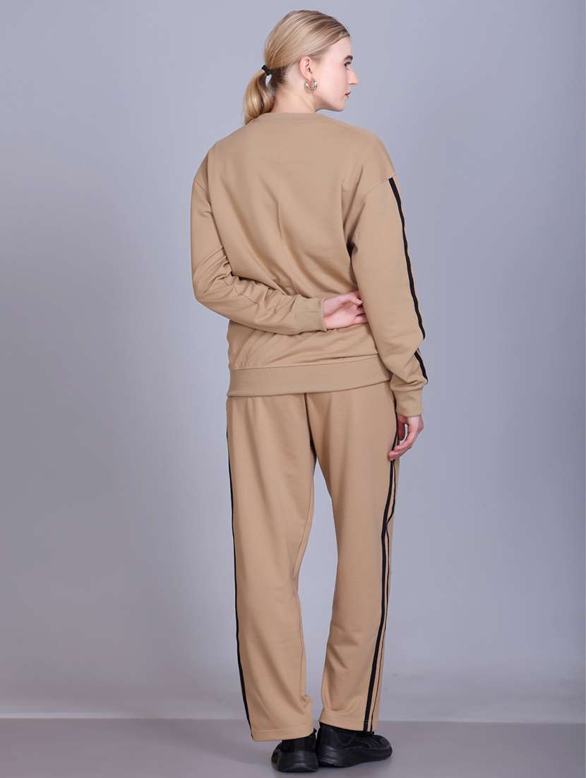 women solid long sleeve active wear set - 22093905 -  Standard Image - 3