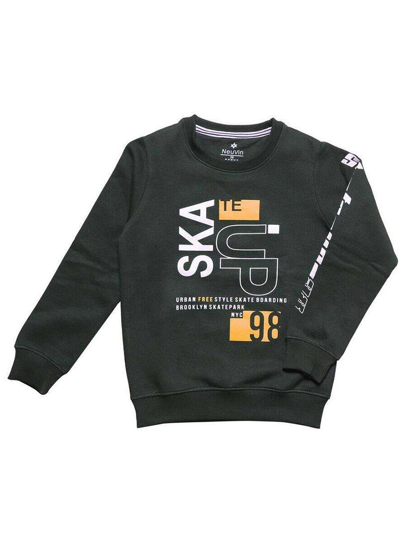 boys printed long sleeve sweatshirt - 22094191 -  Zoom Image - 0