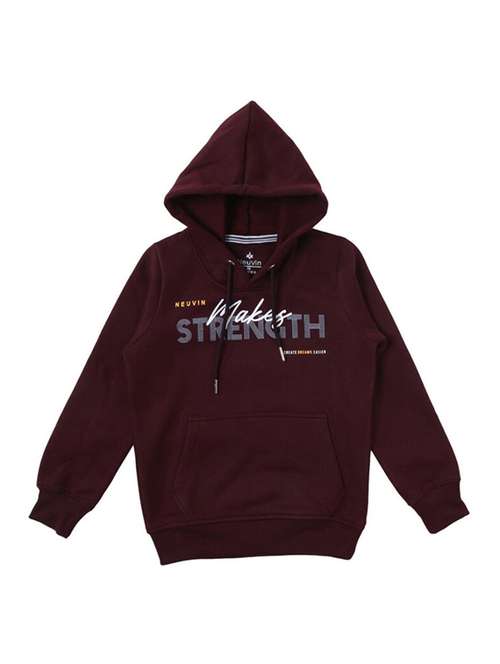 boys printed long sleeve hooded sweatshirt - 22094194 - Standard Image - 0