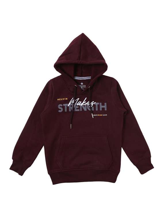 boys printed long sleeve hooded sweatshirt - 22094194 - Zoom Image - 0