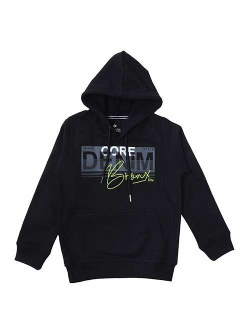 boys printed long sleeve hooded sweatshirt - 22094195 - Standard Image - 0