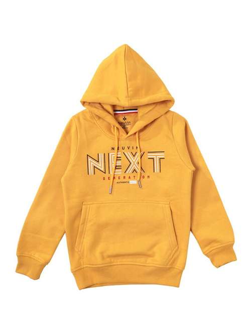 boys printed long sleeve hooded sweatshirt - 22094198 - Standard Image - 0