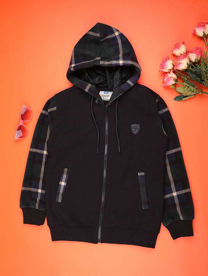 boys long sleeve hooded sweatshirt