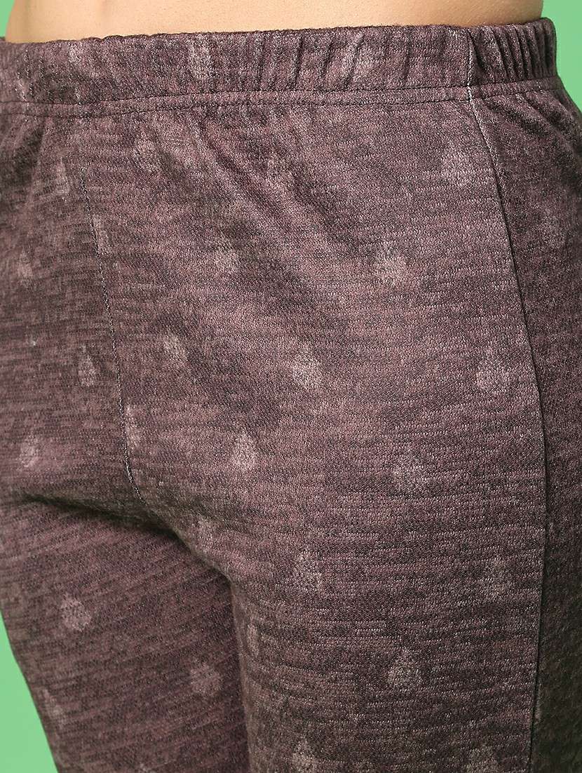 women printed woolen kurta and pant with dupatta set - 22094394 -  Standard Image - 5