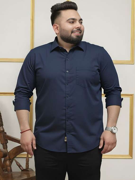 men solid long sleeve regular fit casual shirt