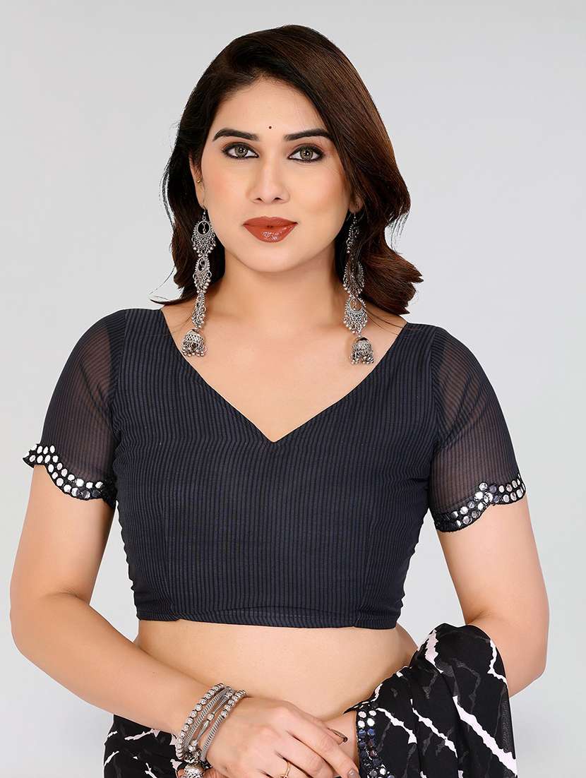 women printed casual wear saree with blouse - 22100202 - Standard Image - 5