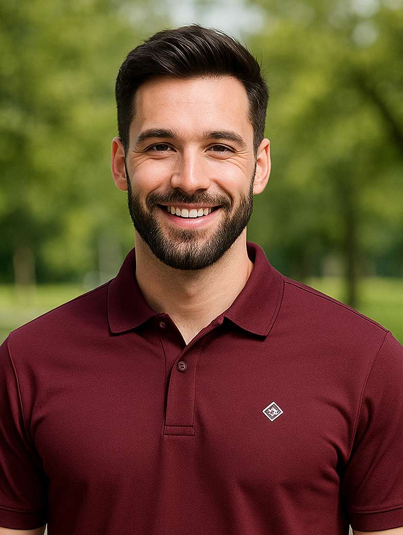 men solid short sleeve regular fit polo t-shirt - 22100773 -  Standard Image - 3