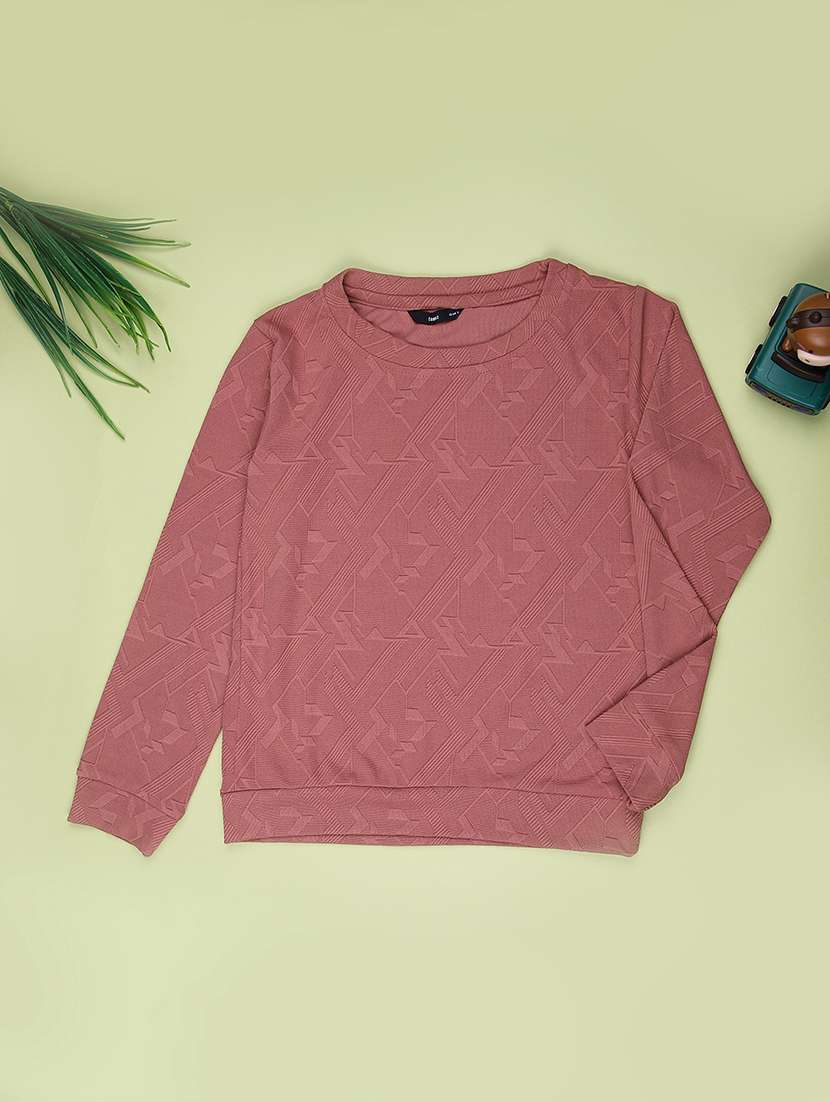 girls self designed long sleeve tee