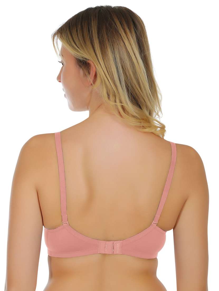 women solid lightly padded bra - 22100881 -  Standard Image - 3