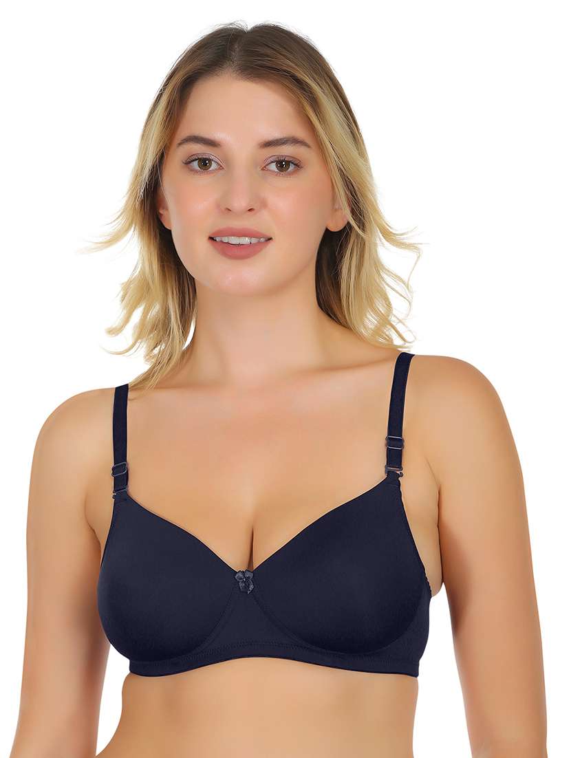 women solid lightly padded t-shirt bra