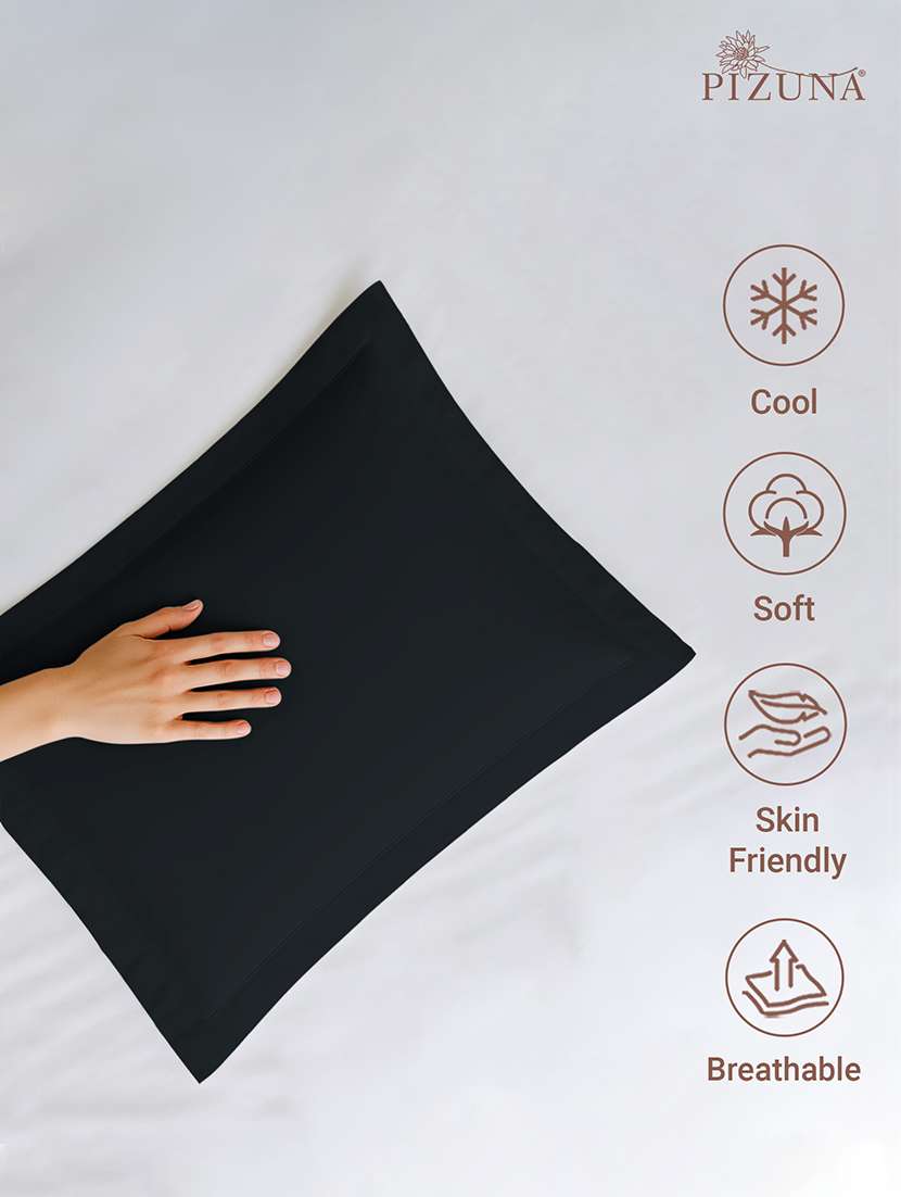 pack of 2 solid pillow - 22100898 - Standard Image - 3