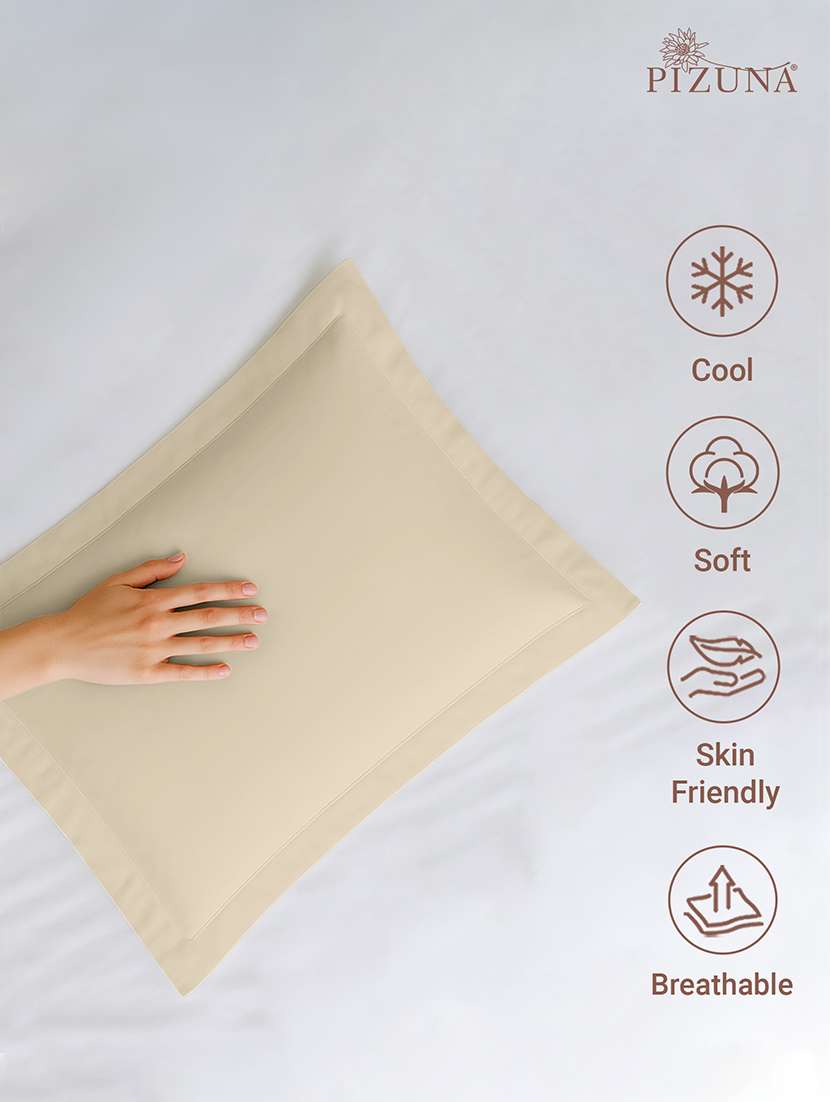 pack of 2 solid pillow - 22100901 -  Standard Image - 3