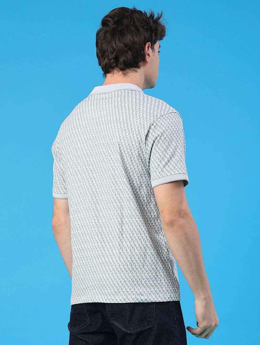 men printed short sleeve regular fit polo t-shirt - 22101153 -  Standard Image - 3