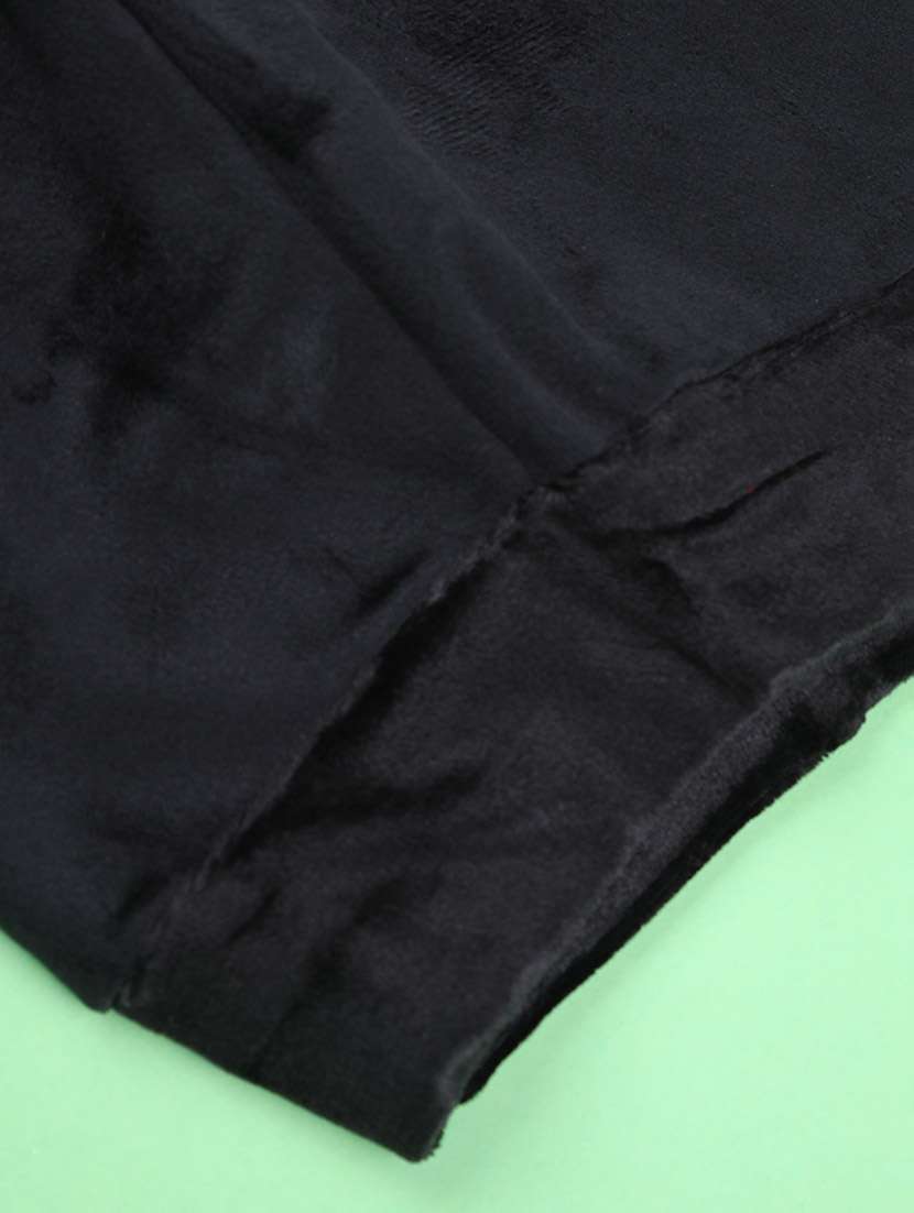 girls solid with work mid rise winterwear leggings - 22101307 -  Standard Image - 3