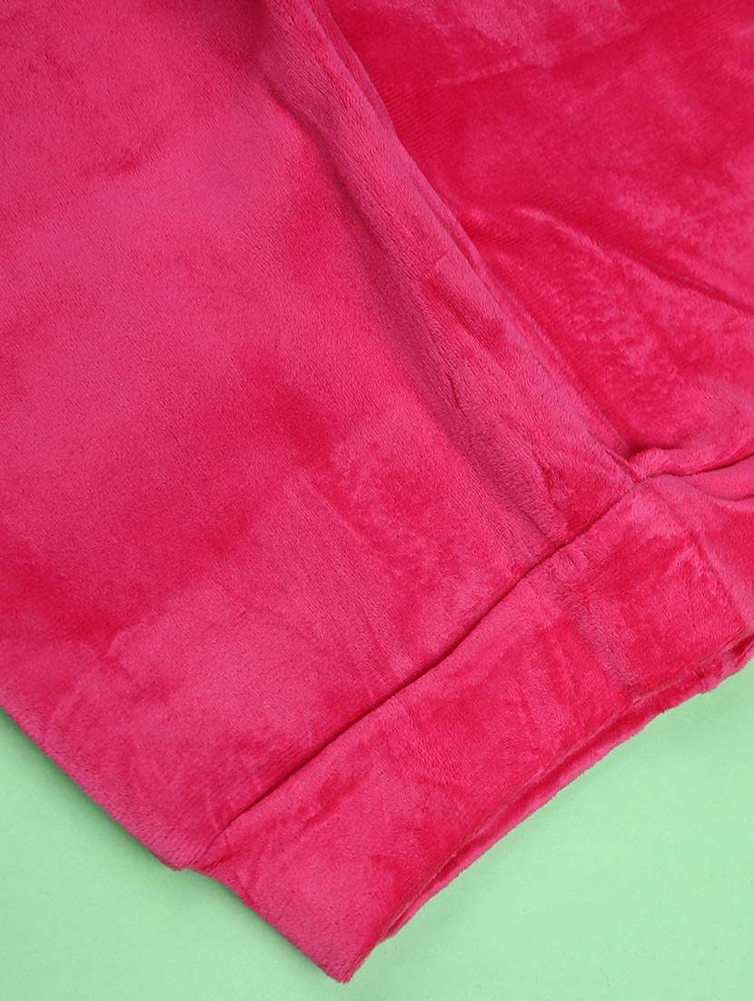 girls solid with work mid rise winterwear leggings - 22101308 -  Standard Image - 3