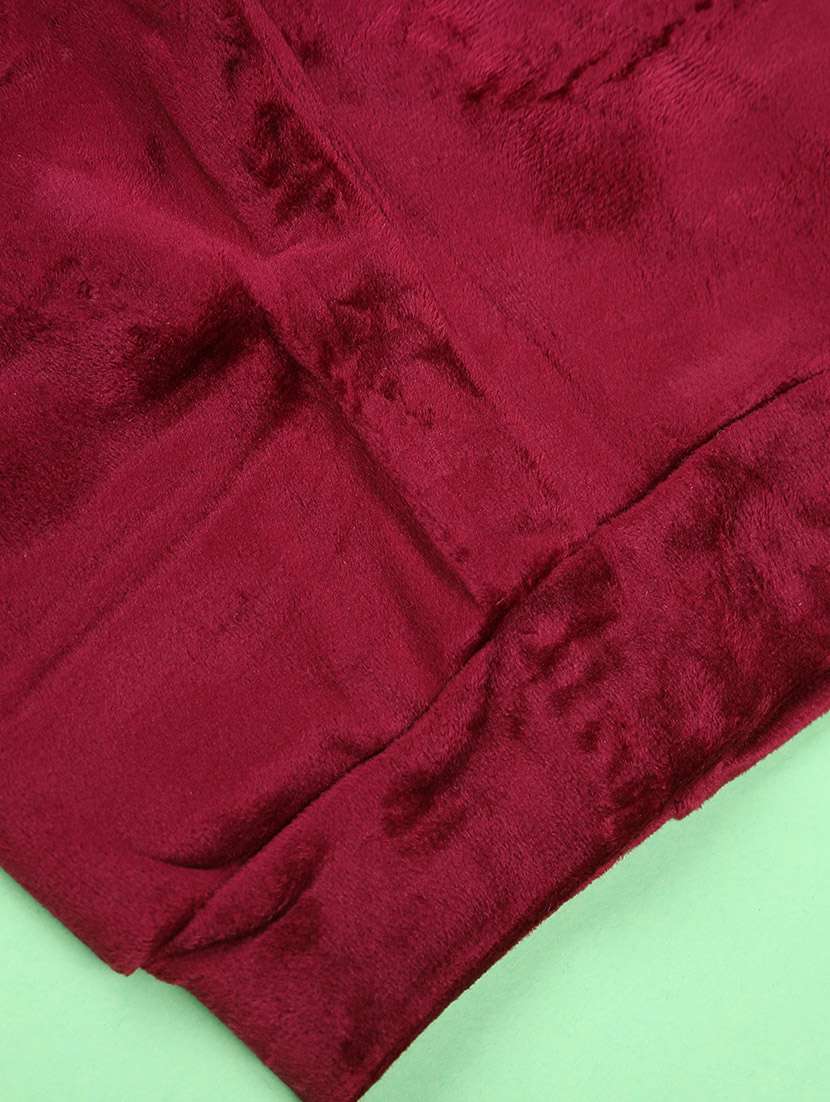 girls solid with work mid rise winterwear leggings - 22101310 -  Standard Image - 3