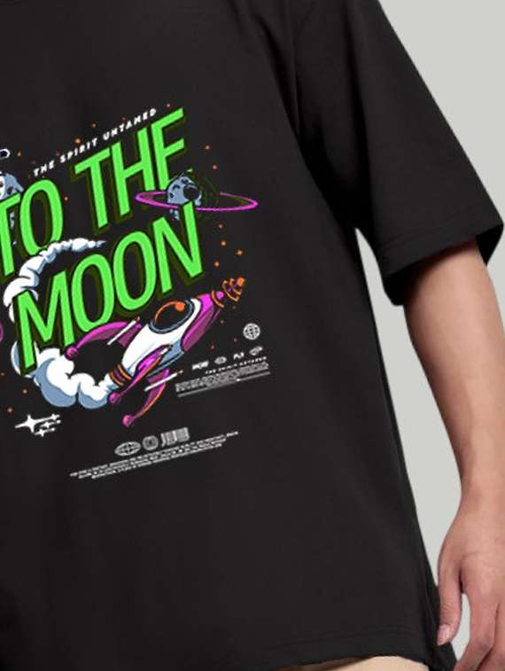 men front print short sleeve oversized t-shirt - 22101435 - Standard Image - 3