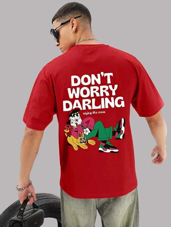 men back print short sleeve oversized t-shirt - 22101443 -  Zoom Image - 0