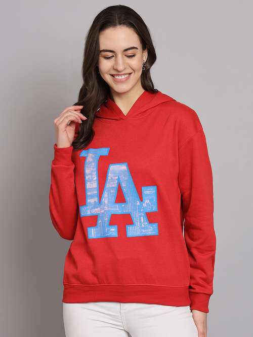 women printed round neck long sleeve sweatshirt - 22101620 -  Standard Image - 0