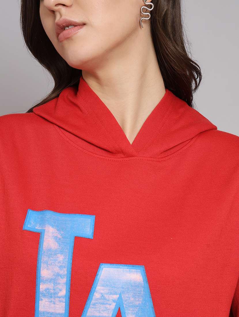 women printed round neck long sleeve sweatshirt - 22101620 -  Standard Image - 3