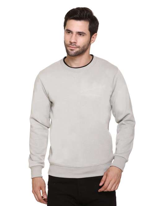men solid long sleeve regular fit sweatshirt - 22101732 -  Standard Image - 0