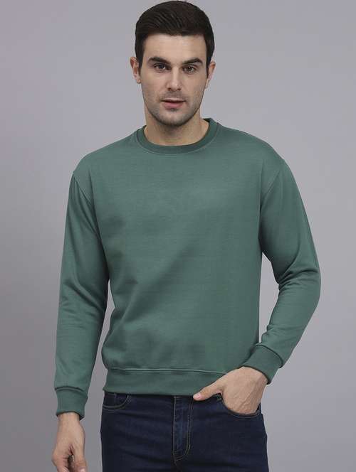 men solid long sleeve regular fit sweatshirt - 22101749 - Standard Image - 0