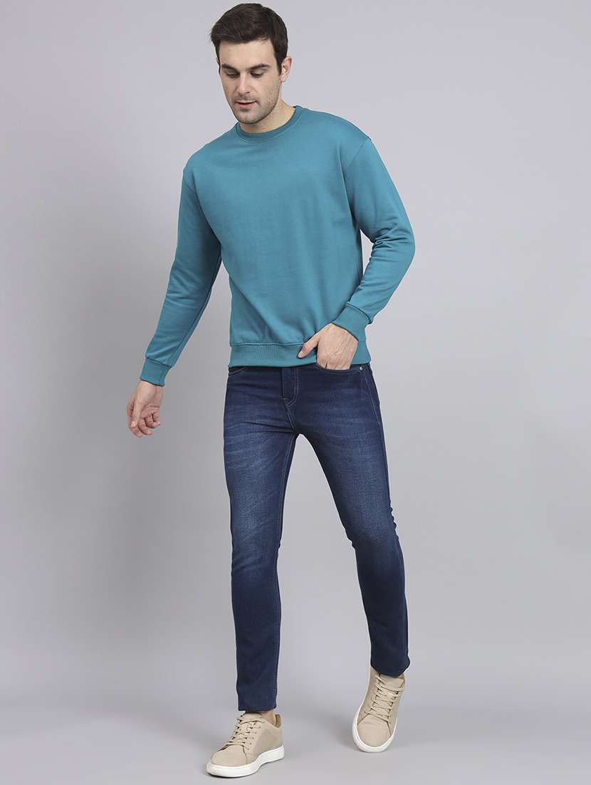 men solid long sleeve regular fit sweatshirt - 22101752 -  Standard Image - 3