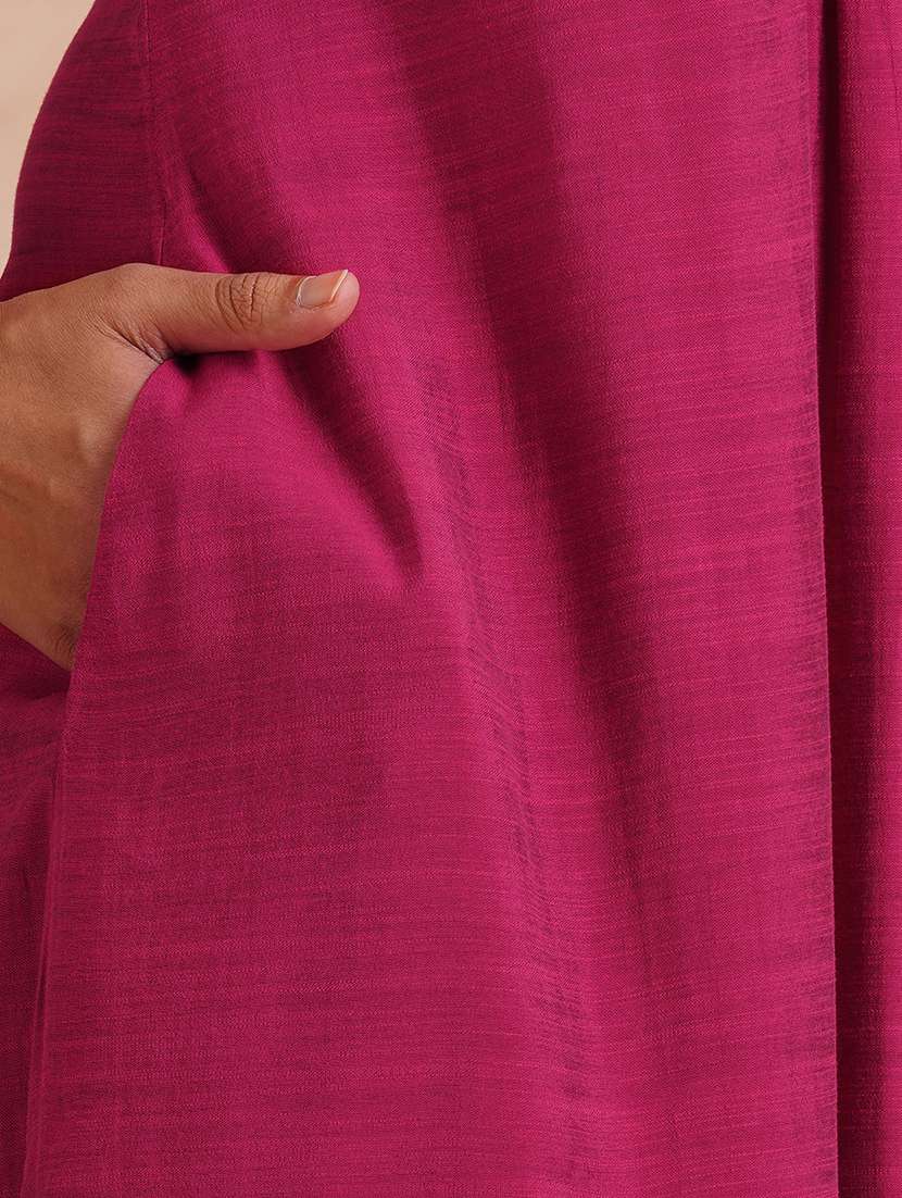 women embroidered three quarter sleeve kurta pant set - 22101769 -  Standard Image - 5