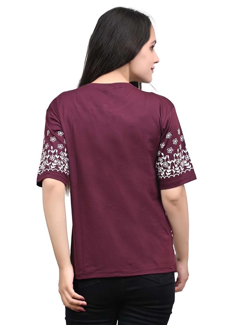 women embroidered short sleeve top - 22101808 -  Standard Image - 3