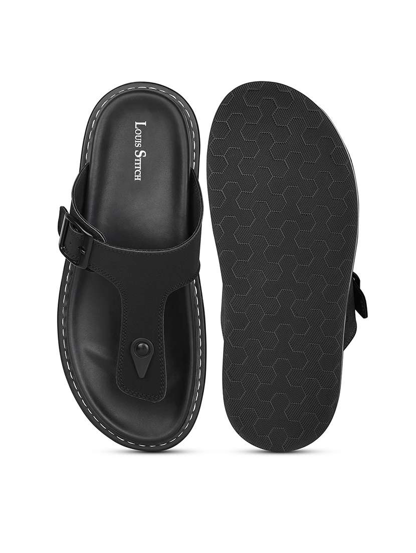 men solid toe seperator sandal - 22101908 -  Standard Image - 5