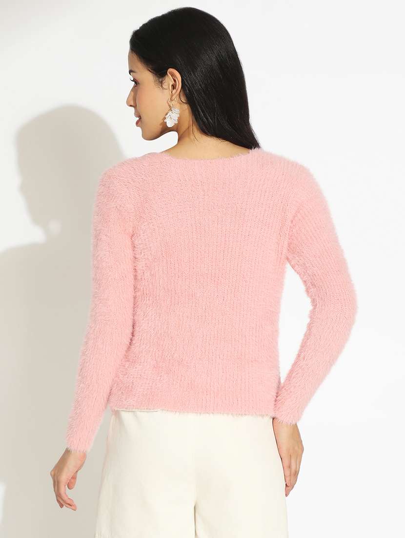 women solid shoulder strap crop top with shrug - 22101940 - Standard Image - 3