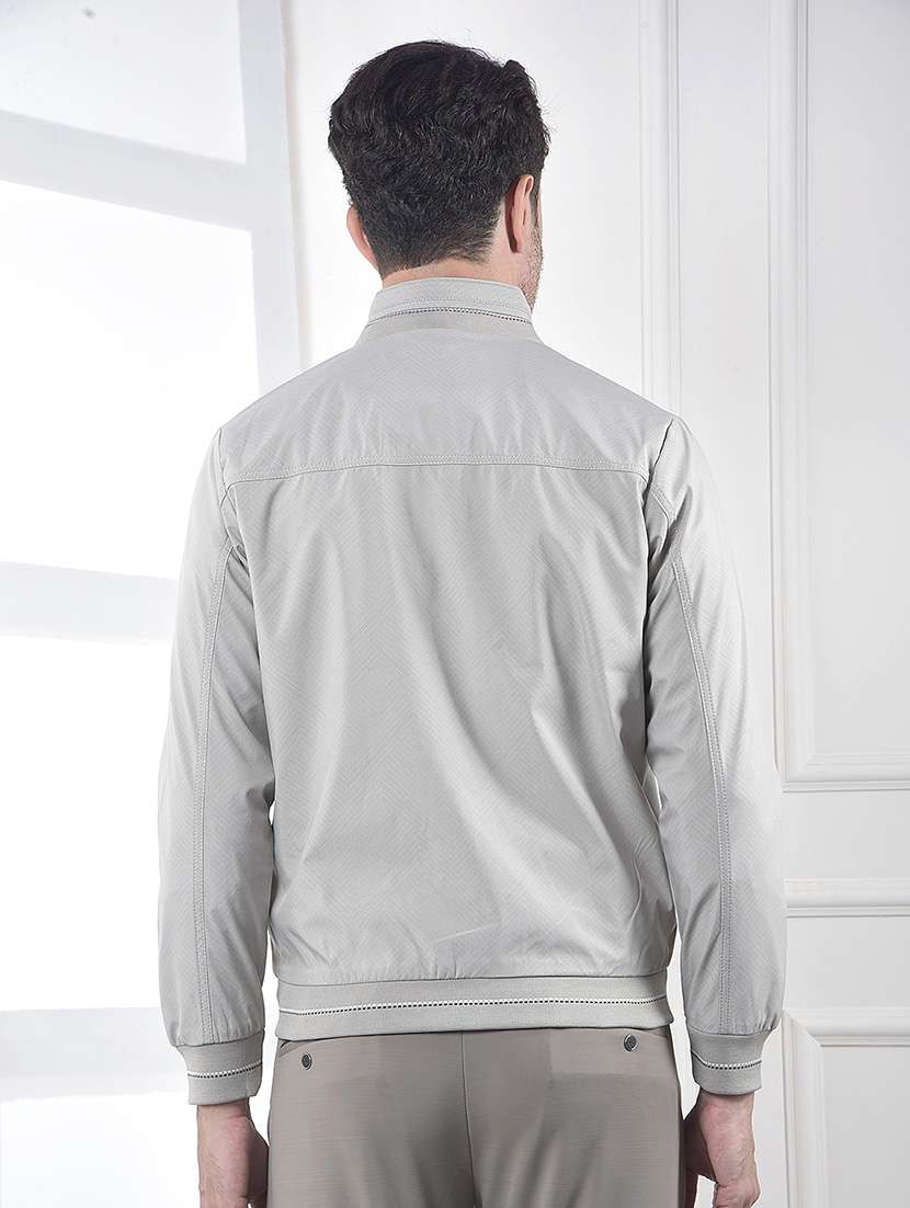 men solid long sleeve puffer jacket - 22101988 -  Standard Image - 3