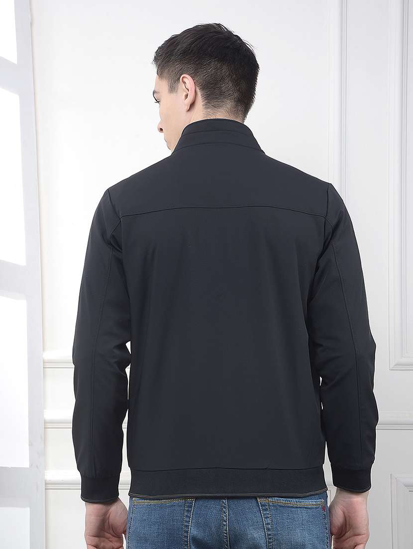 men solid long sleeve puffer jacket - 22101992 -  Standard Image - 3