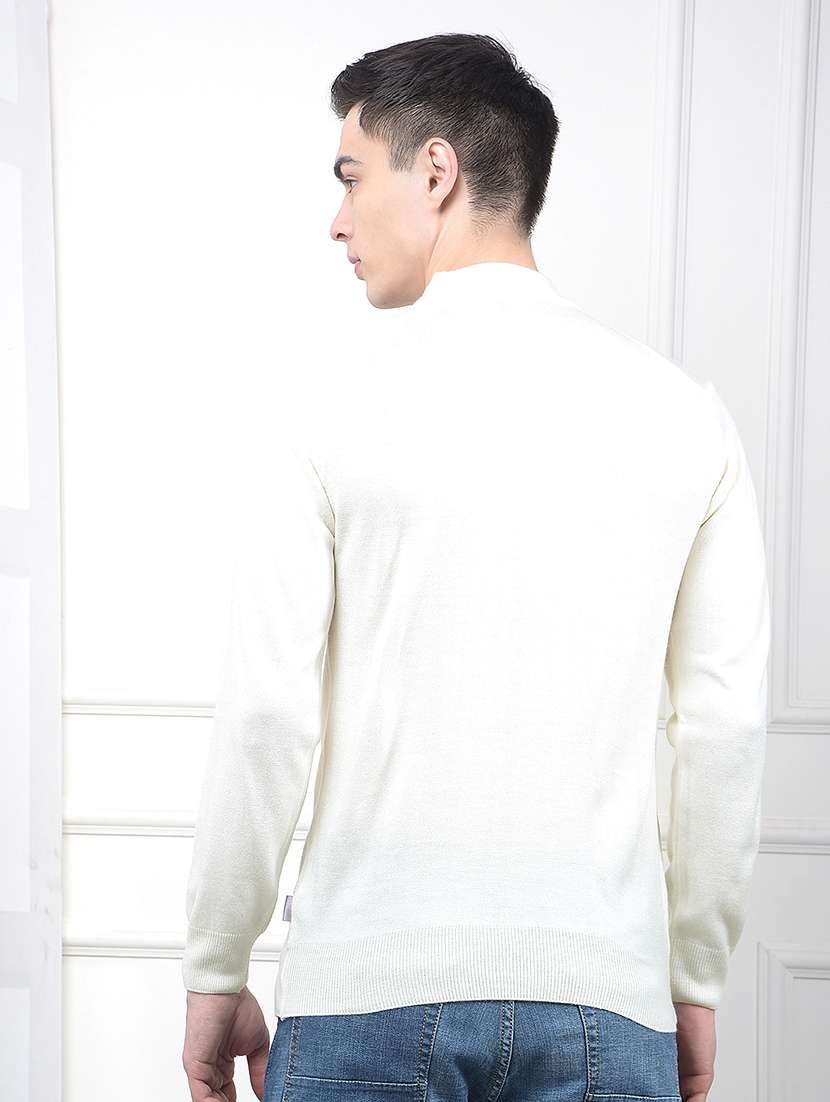 men solid long sleeve pullover - 22102089 -  Standard Image - 3