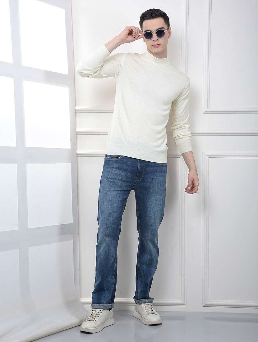 men solid long sleeve pullover - 22102089 -  Standard Image - 5