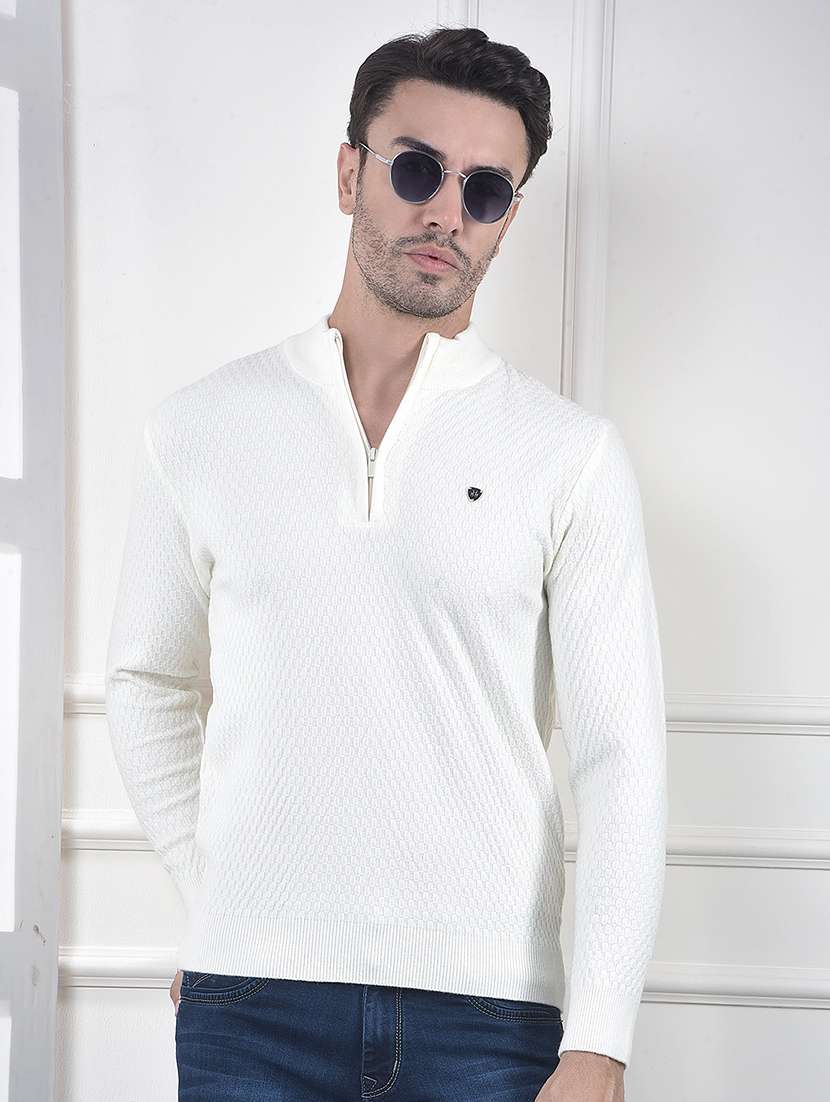 men self designed long sleeve pullover