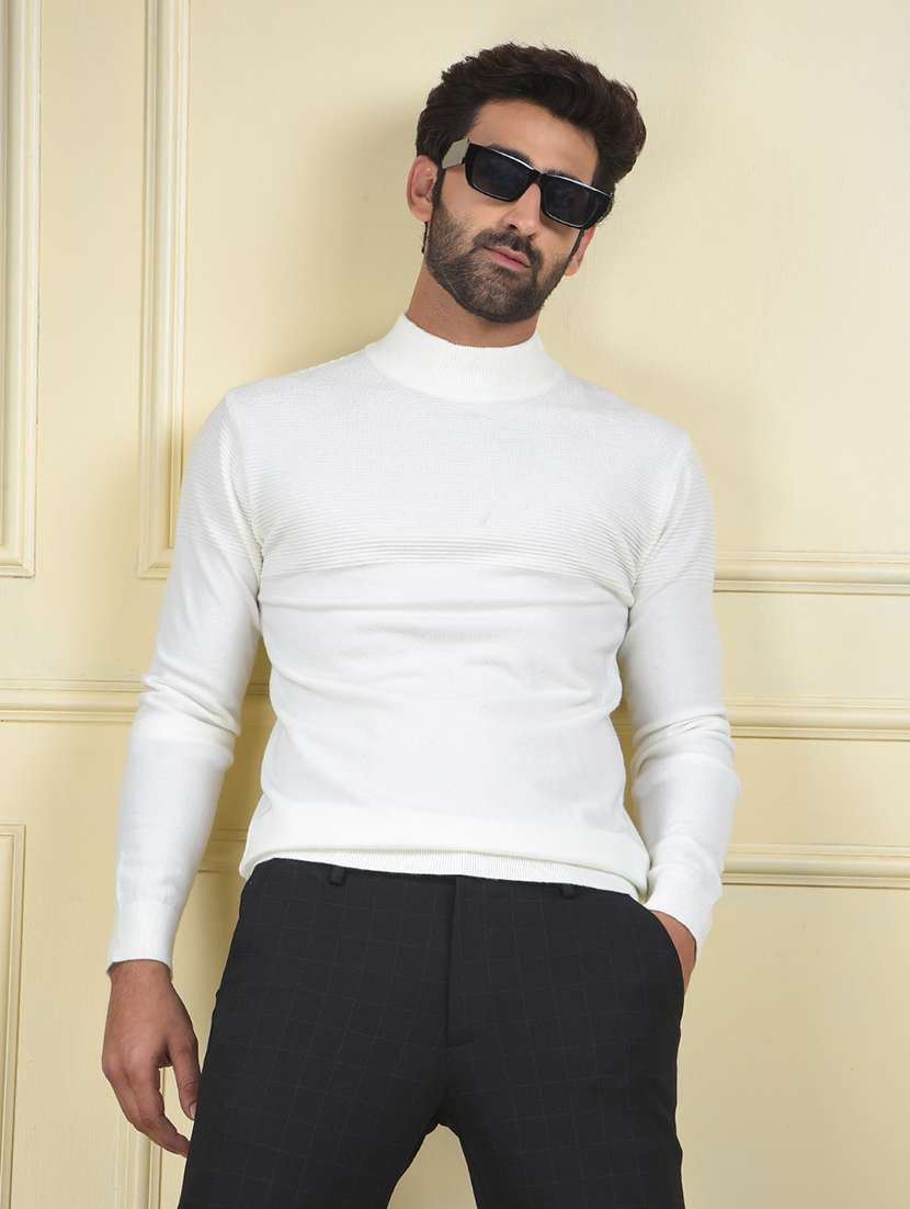 men self designed long sleeve pullover