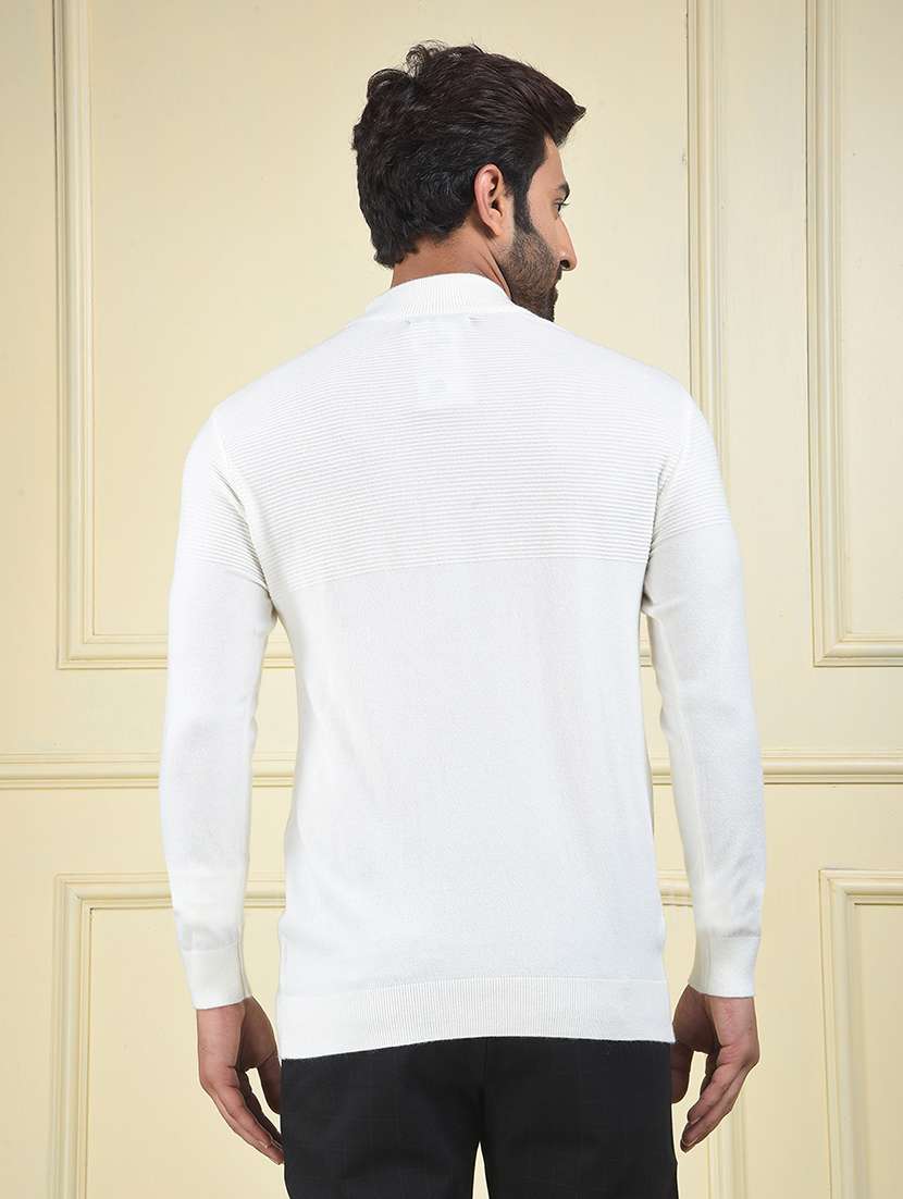 men self designed long sleeve pullover - 22102103 -  Standard Image - 3