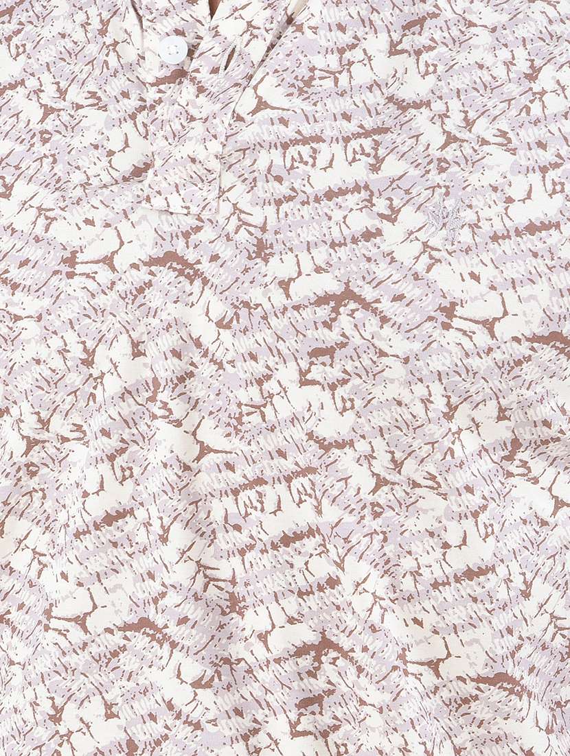 men printed short sleeve regular fit polo t-shirt - 22102127 -  Standard Image - 5