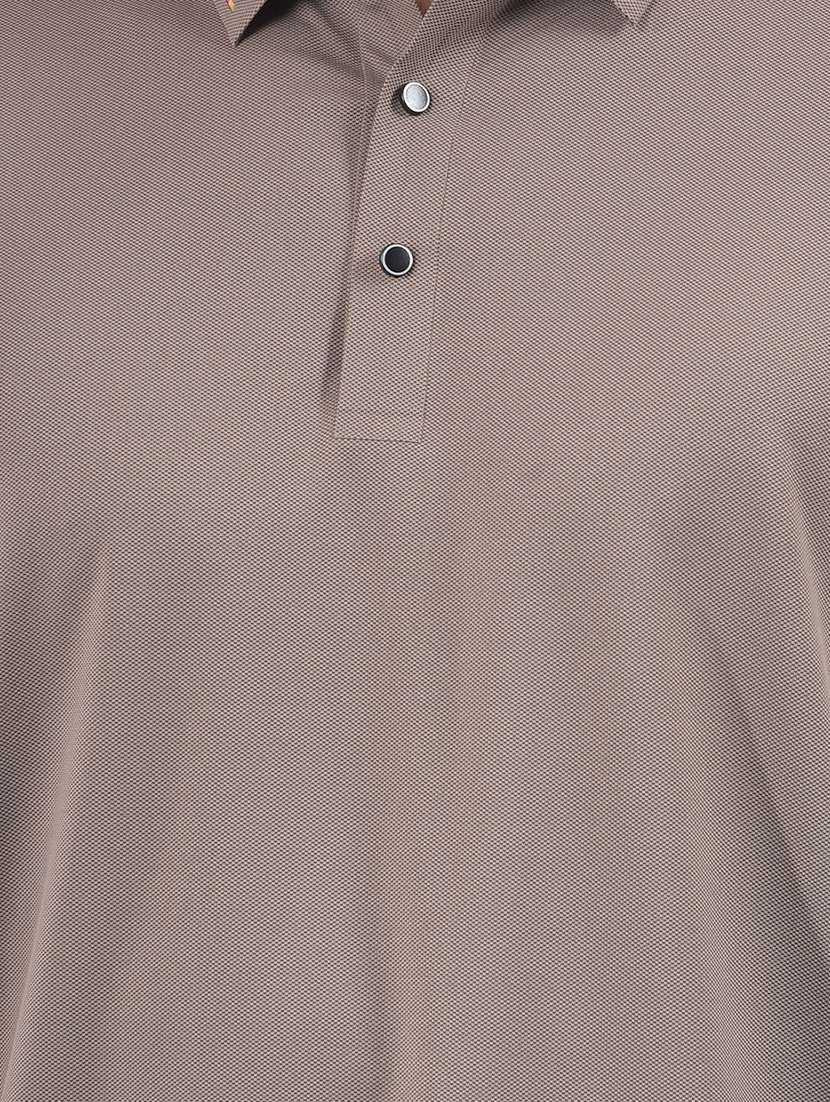 men solid short sleeve regular fit polo t-shirt - 22102130 -  Standard Image - 5