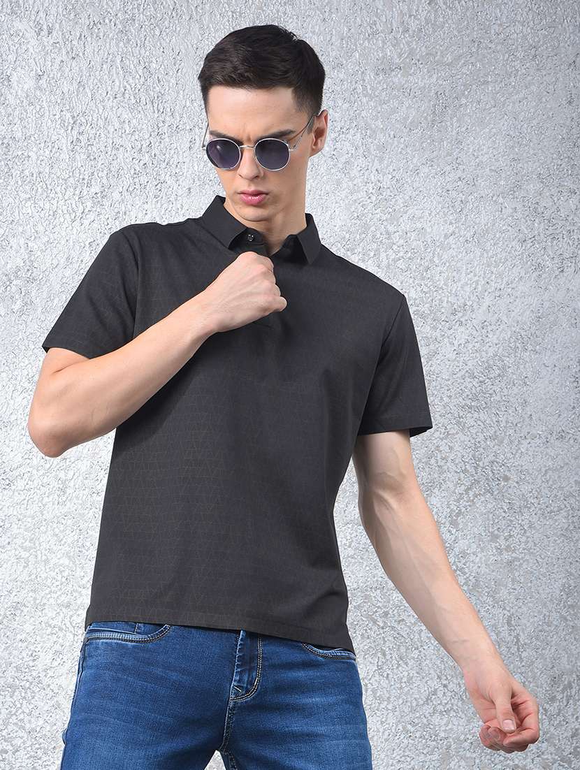men printed short sleeve regular fit polo t-shirt - 22102132 - Zoom Image - 0