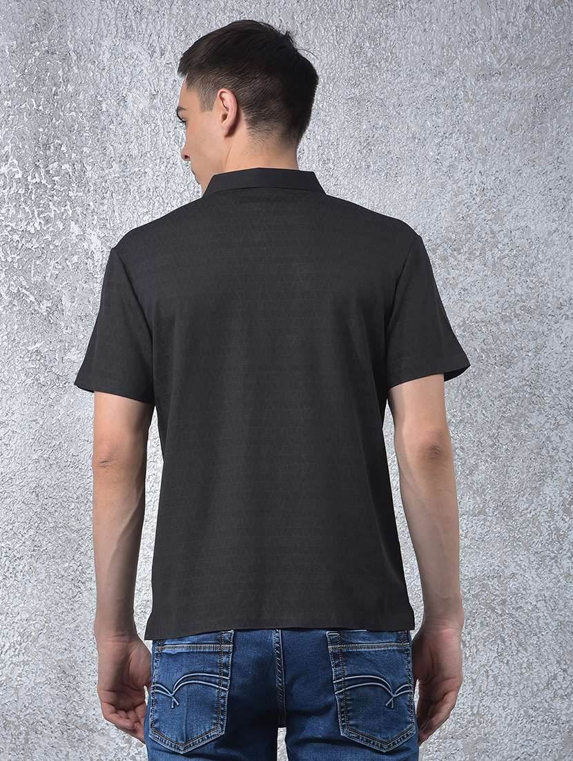 men printed short sleeve regular fit polo t-shirt - 22102132 - Standard Image - 3