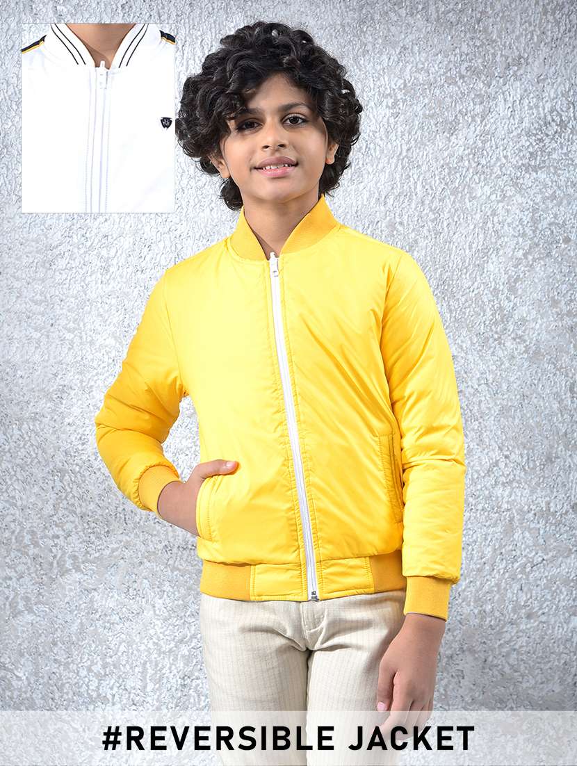 boys solid long sleeve reversible bomber jacket - 22102139 -  Zoom Image - 0