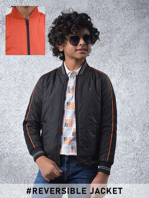 boys long sleeve reversible bomber jacket - 22102148 -  Standard Image - 0