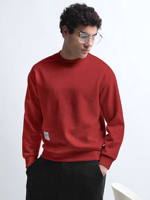 men solid long sleeve regular fit sweatshirt - 22102166 -  Standard Image - 0
