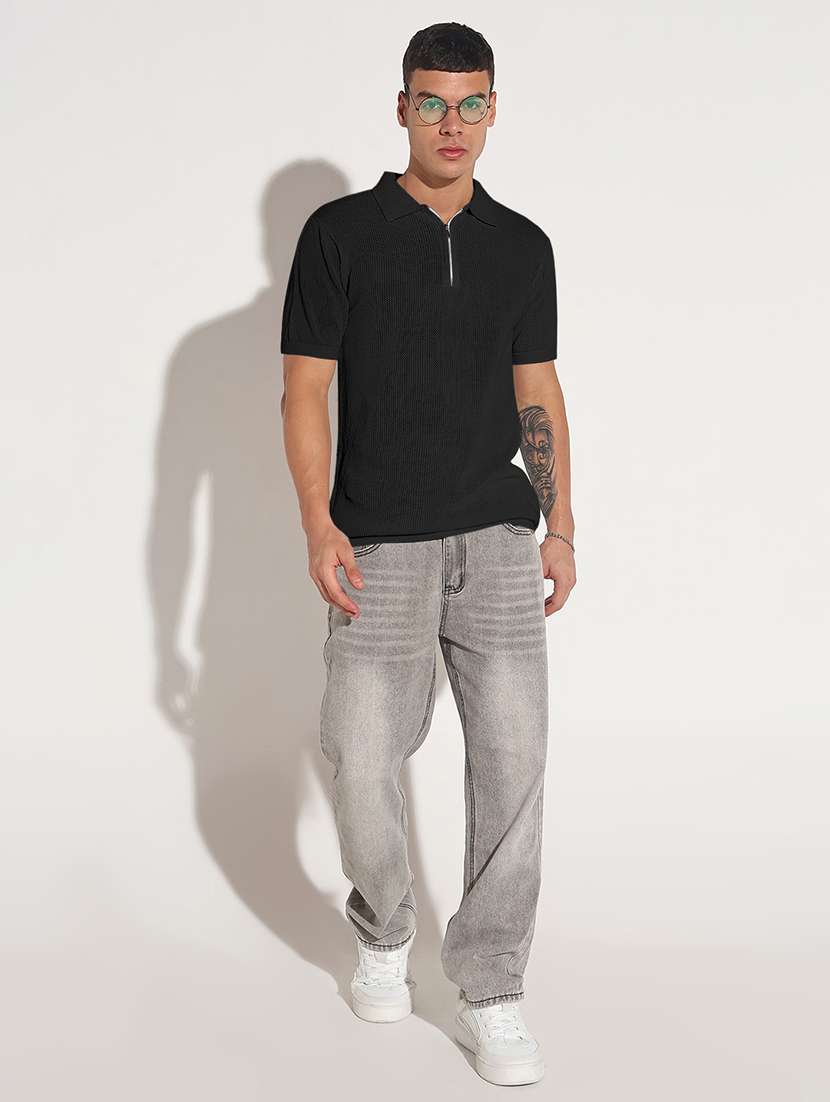 men self design short sleeve regular fit polo t-shirt - 22102190 - Standard Image - 5