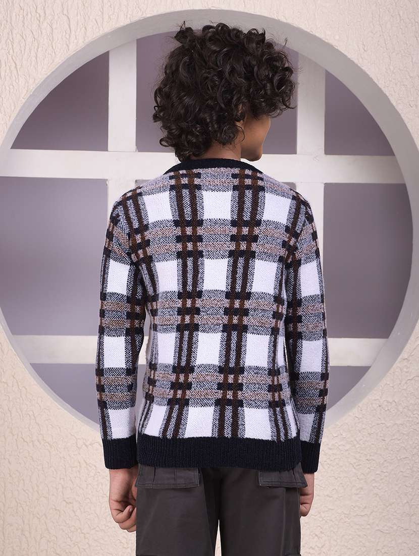 boys self designed long sleeve sweater - 22102226 -  Standard Image - 3