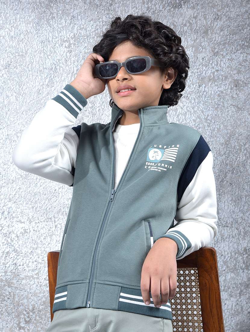 boys printed long sleeve sweatshirt